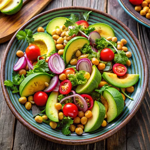अवोकाडो चना सलाद